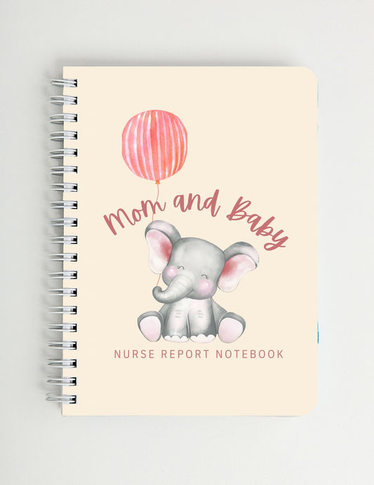Mom and Baby (2 Couplets) Nurse Report Notebook