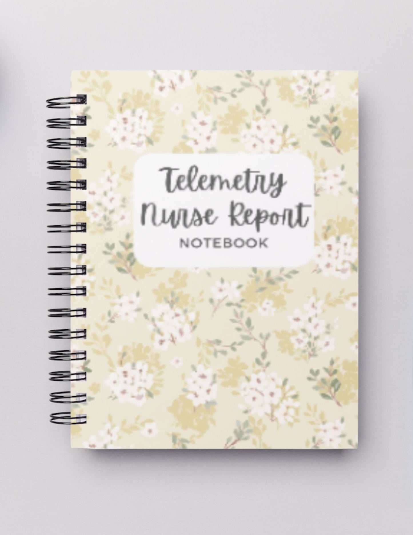 Telemetry (2 patients) Nurse Report Notebook