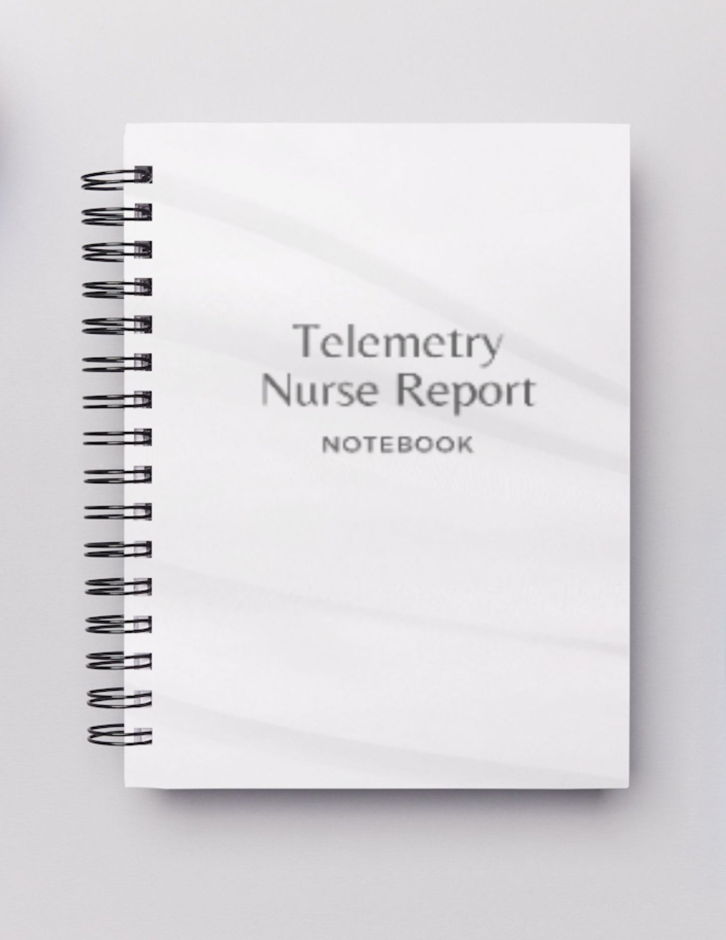 Telemetry (2 patients) Nurse Report Notebook