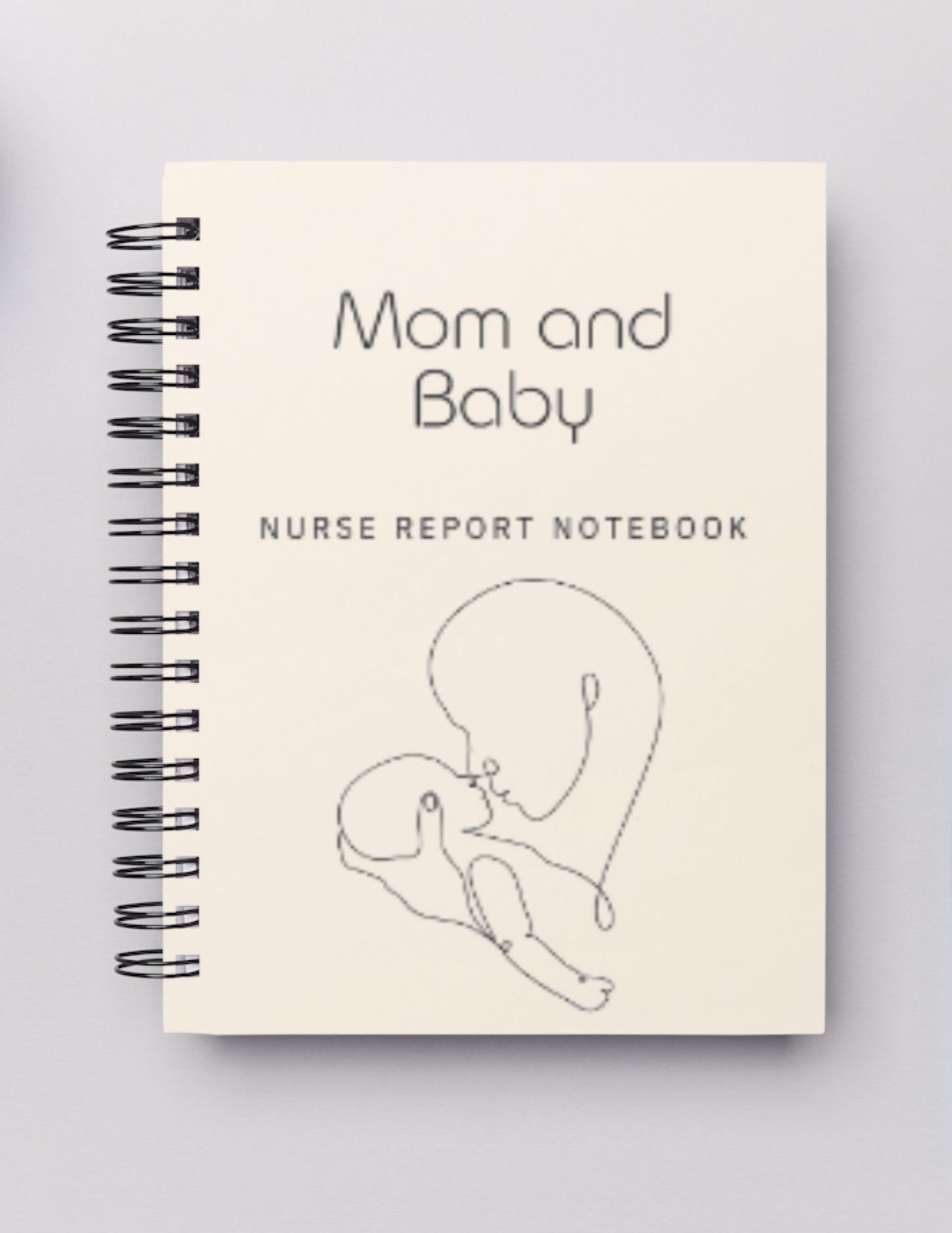 Mom and Baby (2 Couplets) Nurse Report Notebook