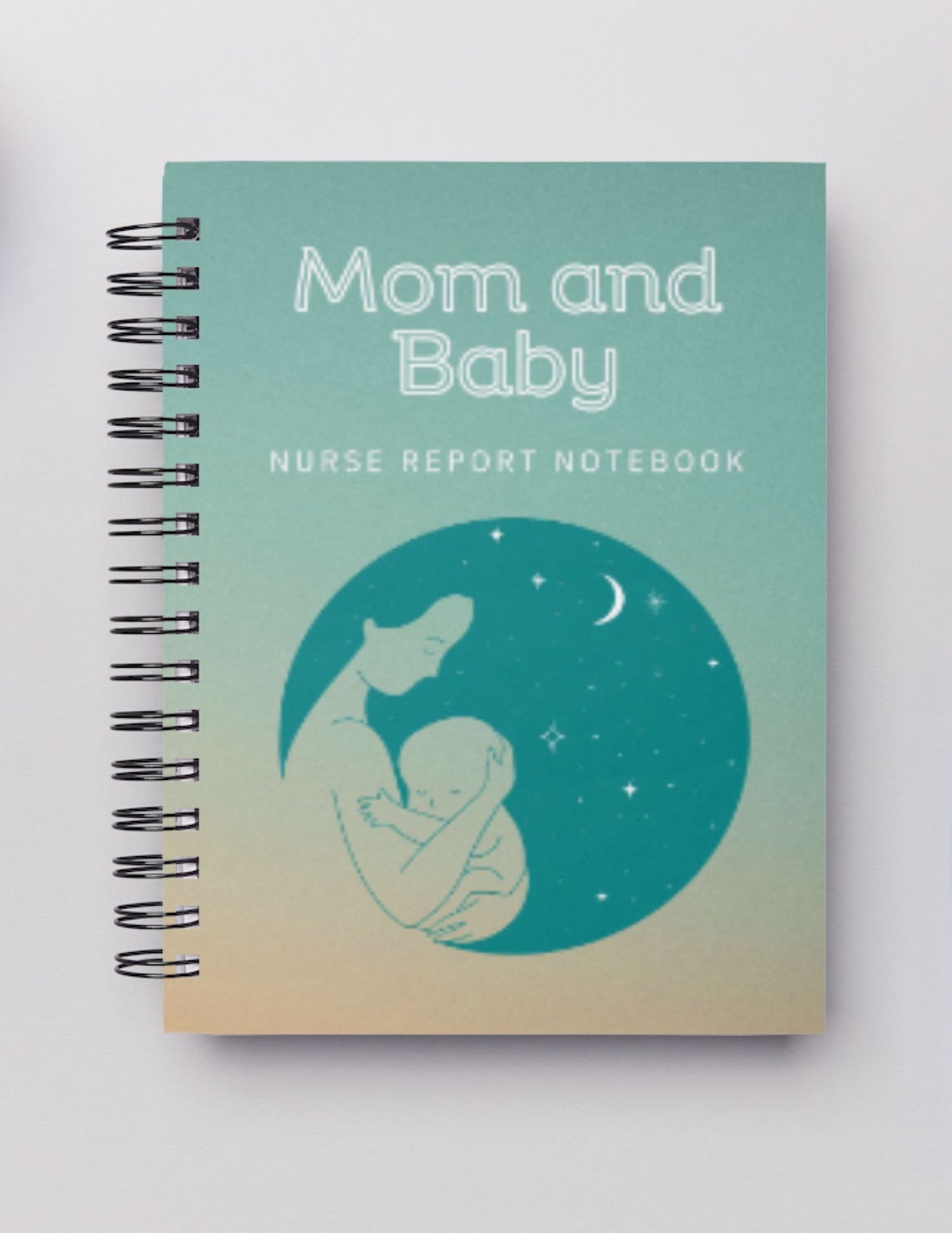 Mom and Baby (2 Couplets) Nurse Report Notebook