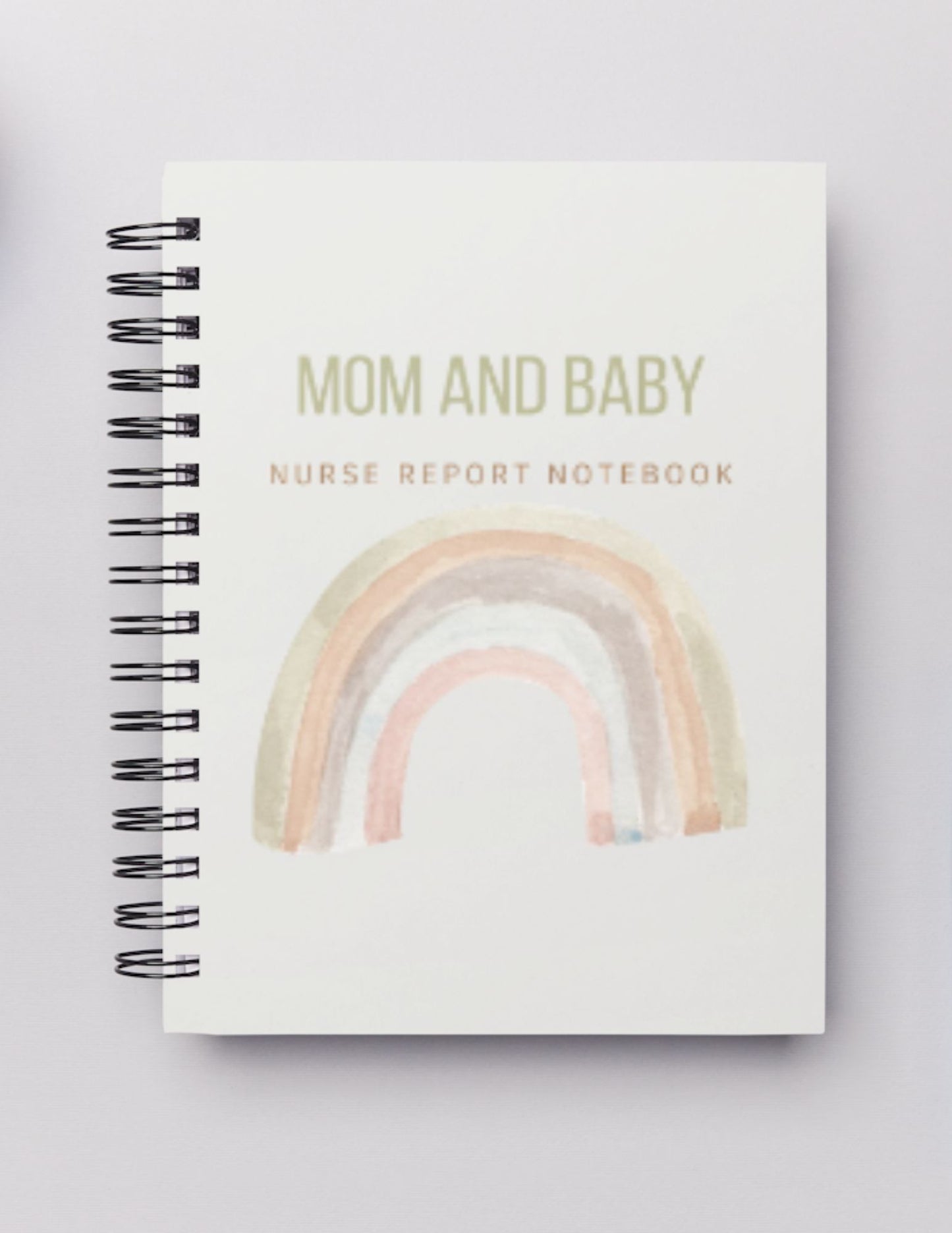 Mom and Baby (2 Couplets) Nurse Report Notebook