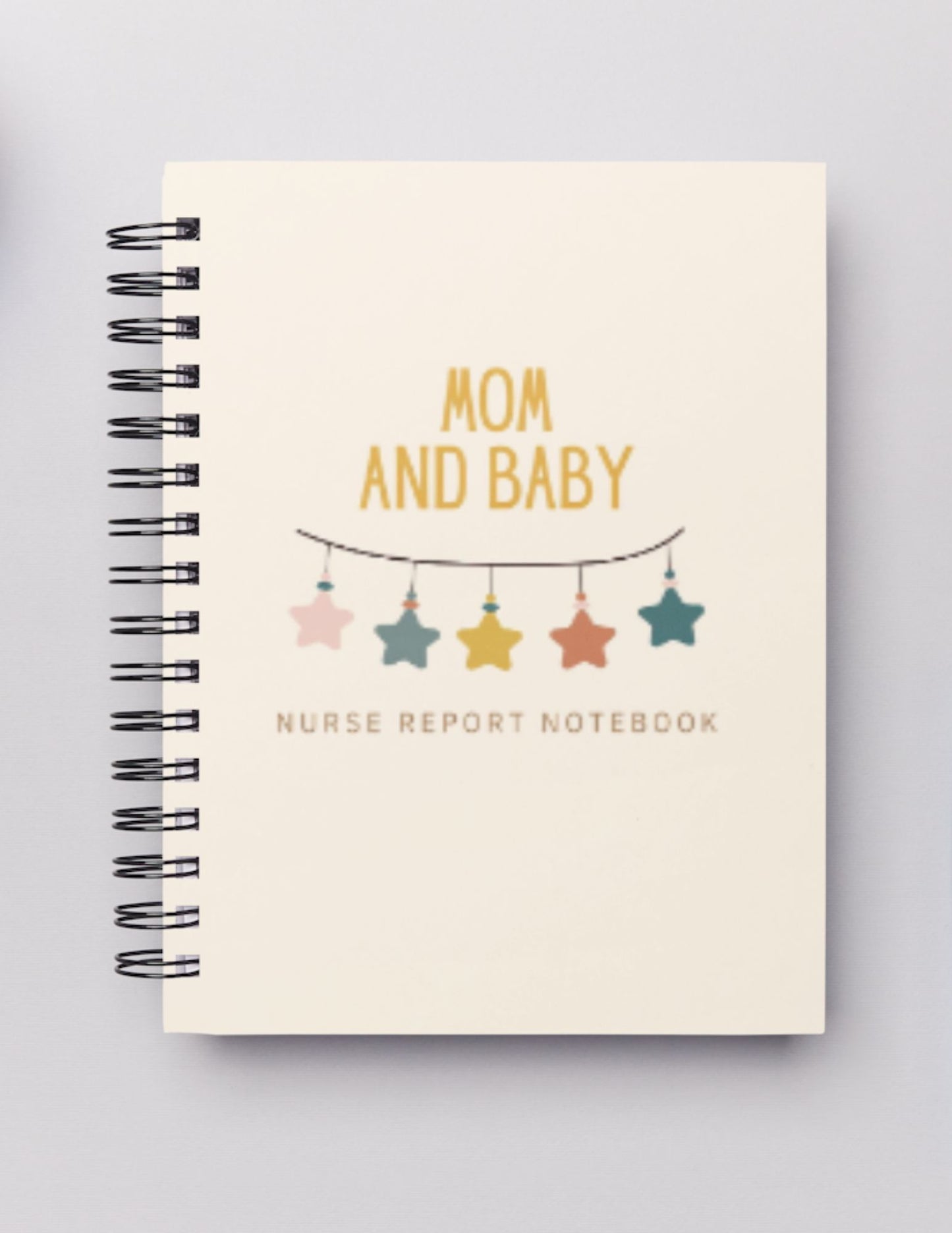Mom and Baby (2 Couplets) Nurse Report Notebook