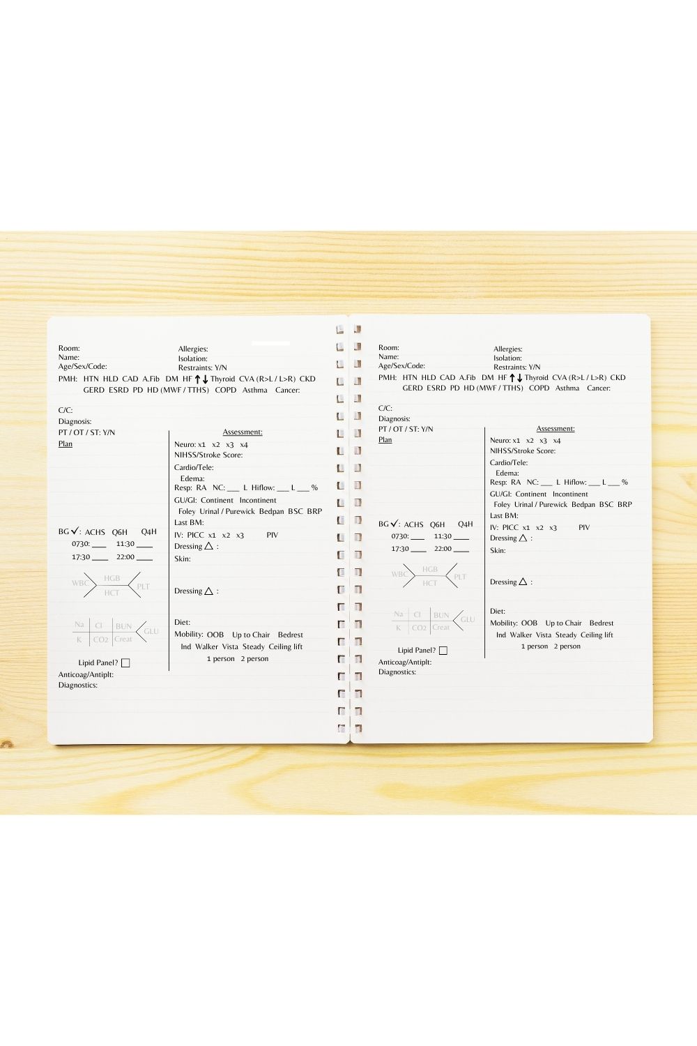 Stroke Nurse Report Notebook