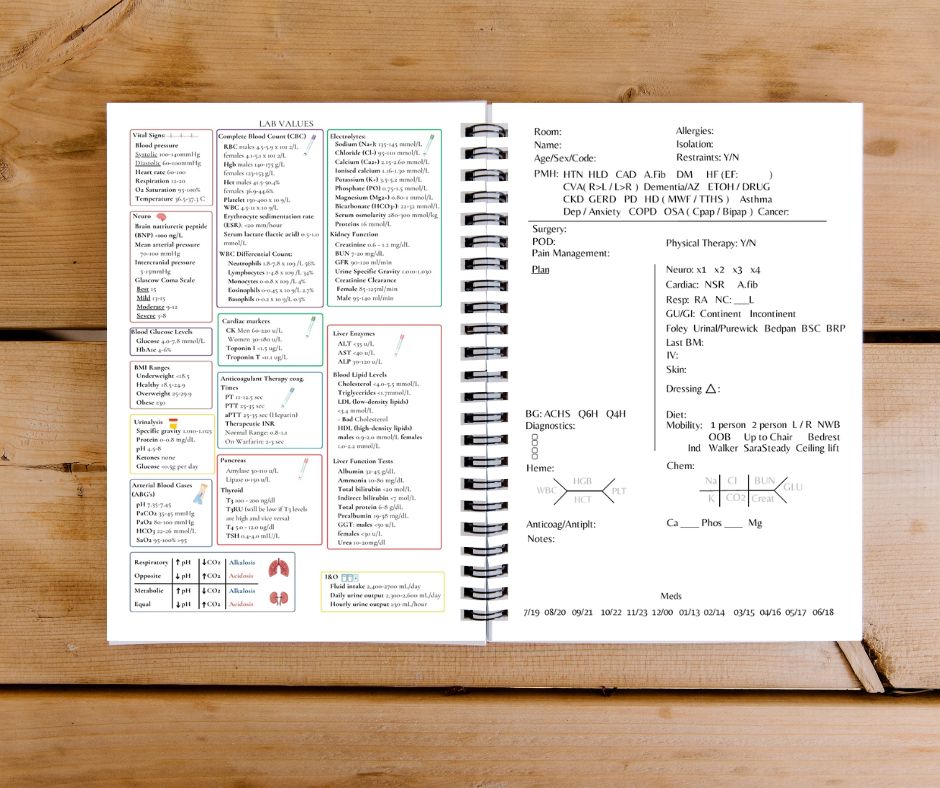 Medical-Surgical (1 patients) Nurse Report Notebook
