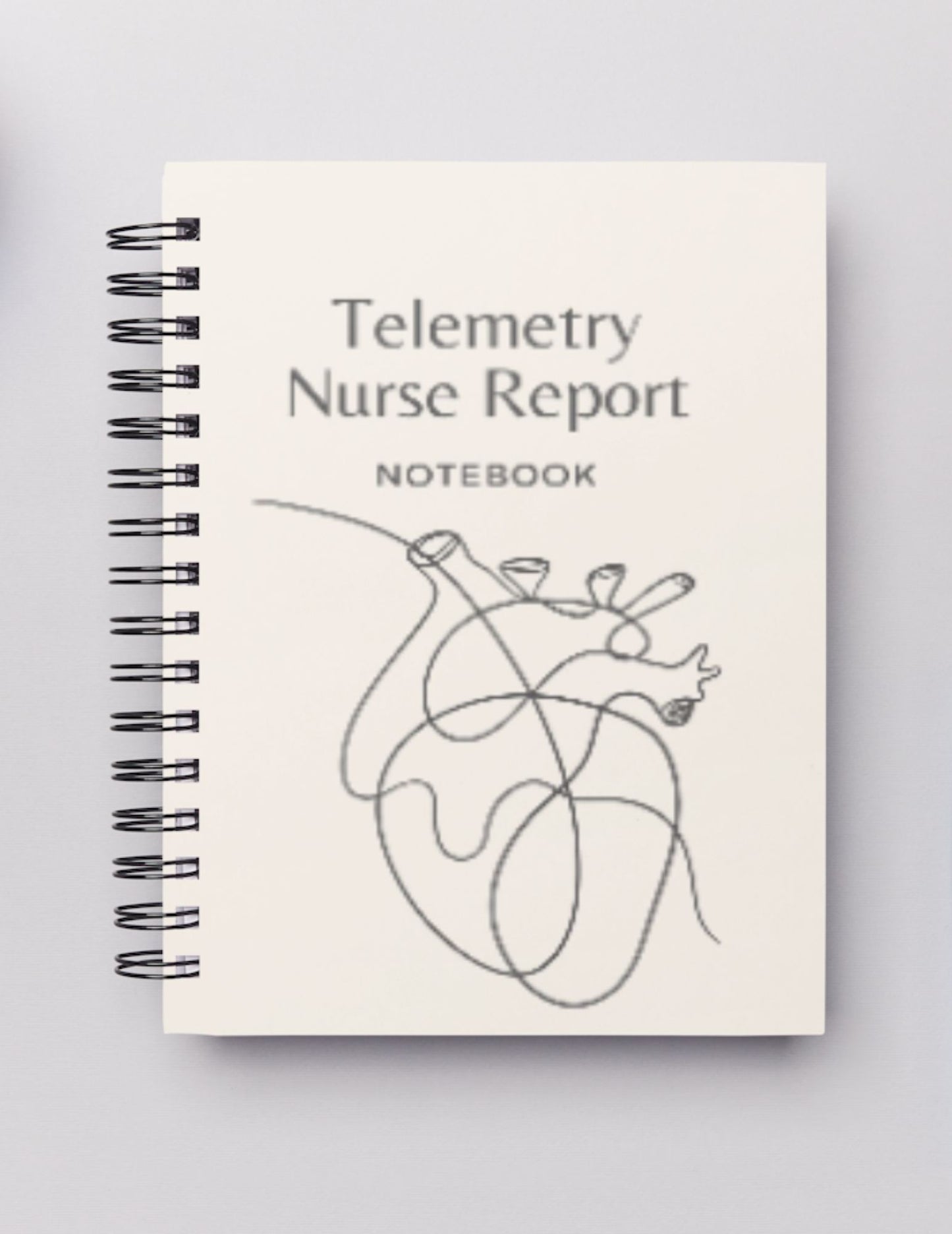 Telemetry (2 patients) Nurse Report Notebook