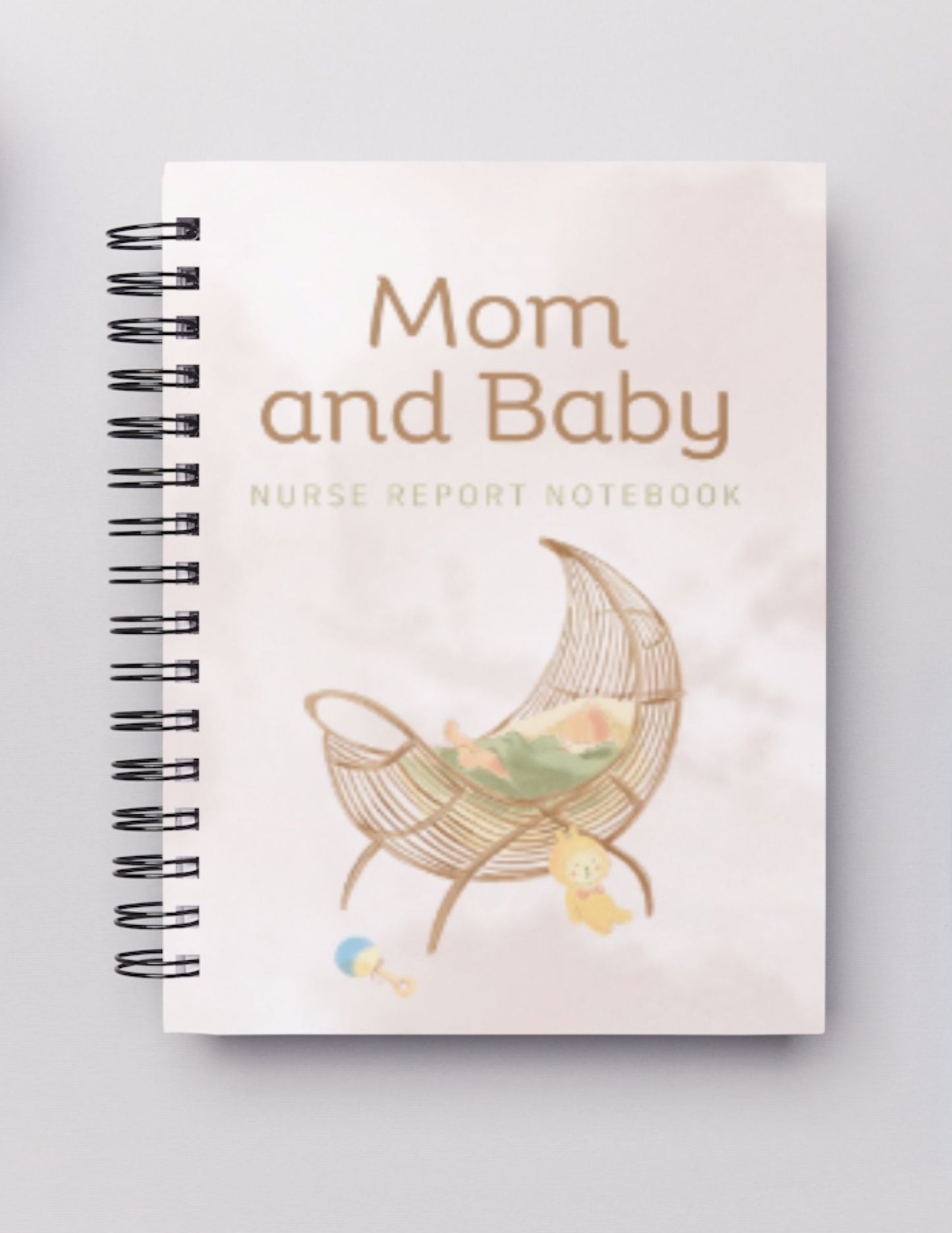 Mom and Baby (2 Couplets) Nurse Report Notebook