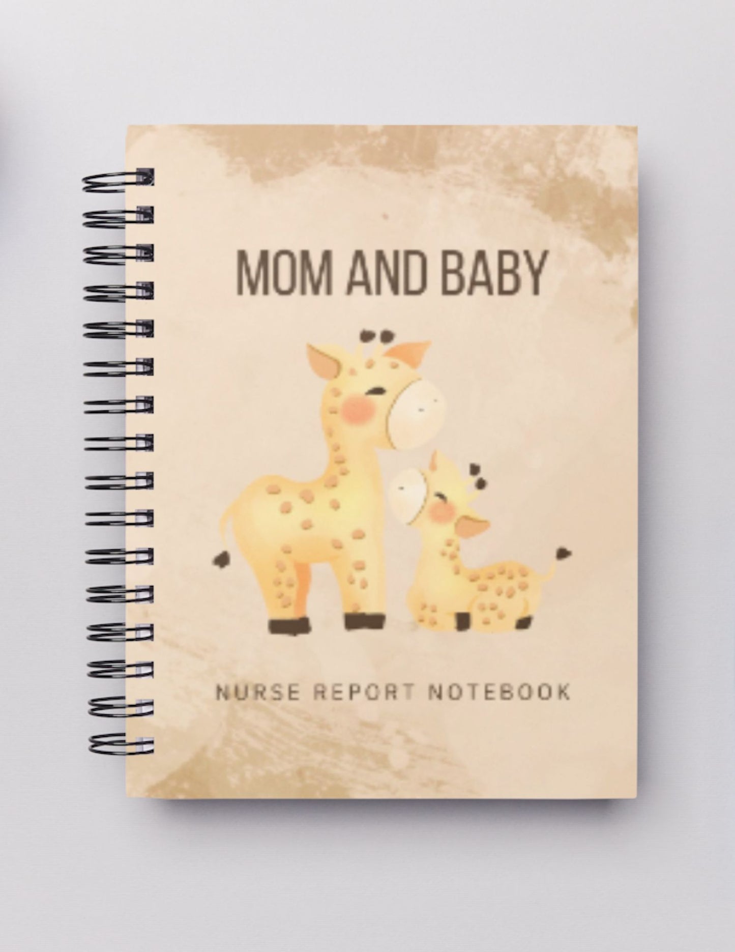 Mom and Baby (2 Couplets) Nurse Report Notebook